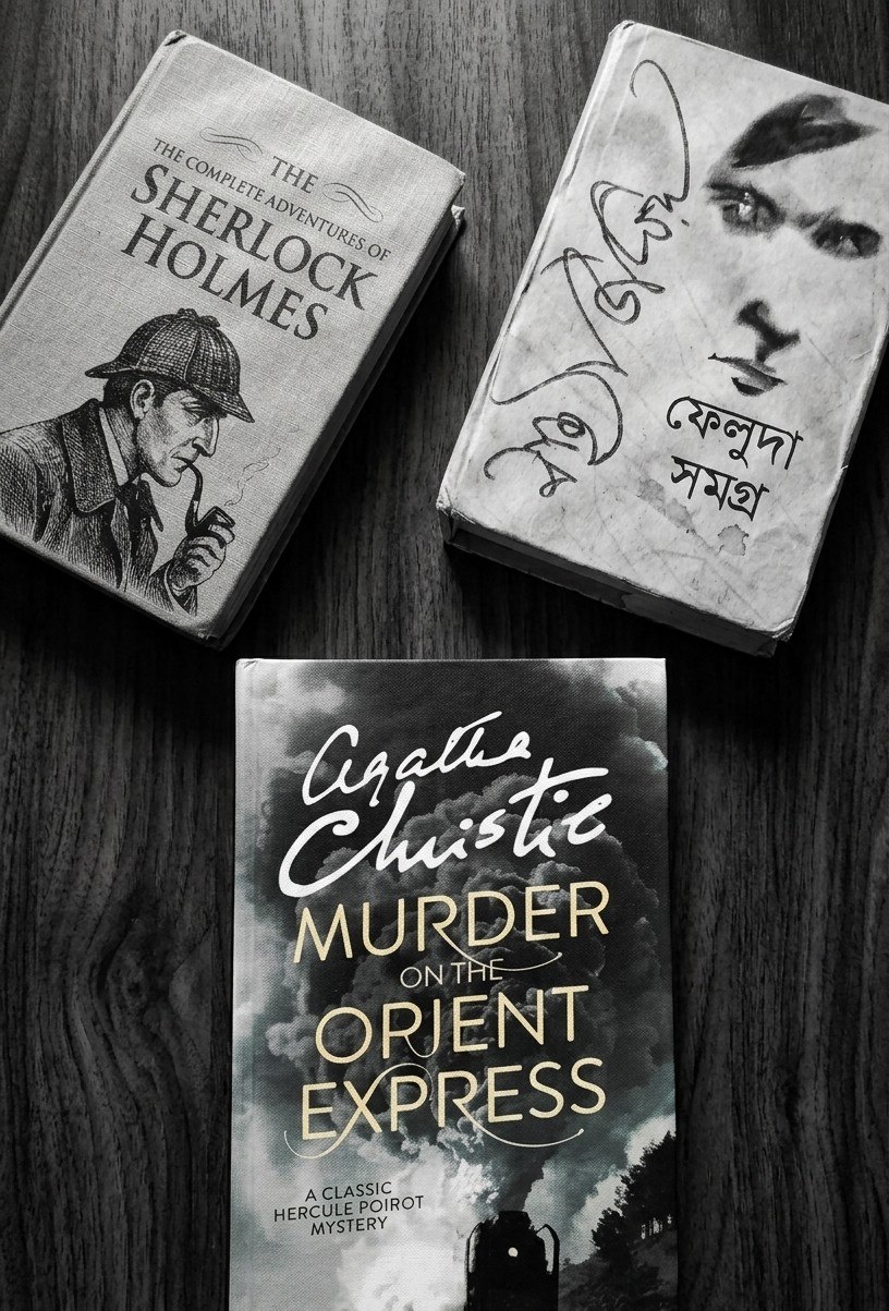 The Complete Adventures of Sherlock Holmes, Feluda Samagra and Agatha Christie's Murder on the Orient Express